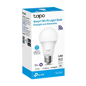 Bec smart Wi-Fi, lumina naturala 4000K ajustabila, 806 lm, E27 - TP-Link Tapo TapoL520E Bec smart Wi-Fi, lumina naturala 4000K ajustabila, 806 lm, E27 - TP-Link Tapo TapoL520E