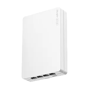Access Point Wi-Fi 6, AX3000 Dual-Band, 5 x RJ45 1G, PoE In/Out, Cloud Management - Ruijie Reyee RG-RAP62-Wall Access Point Wi-Fi 6, AX3000 Dual-Band, 5 x RJ45 1G, PoE In/Out, Cloud Management - Ruijie Reyee RG-RAP62-Wall